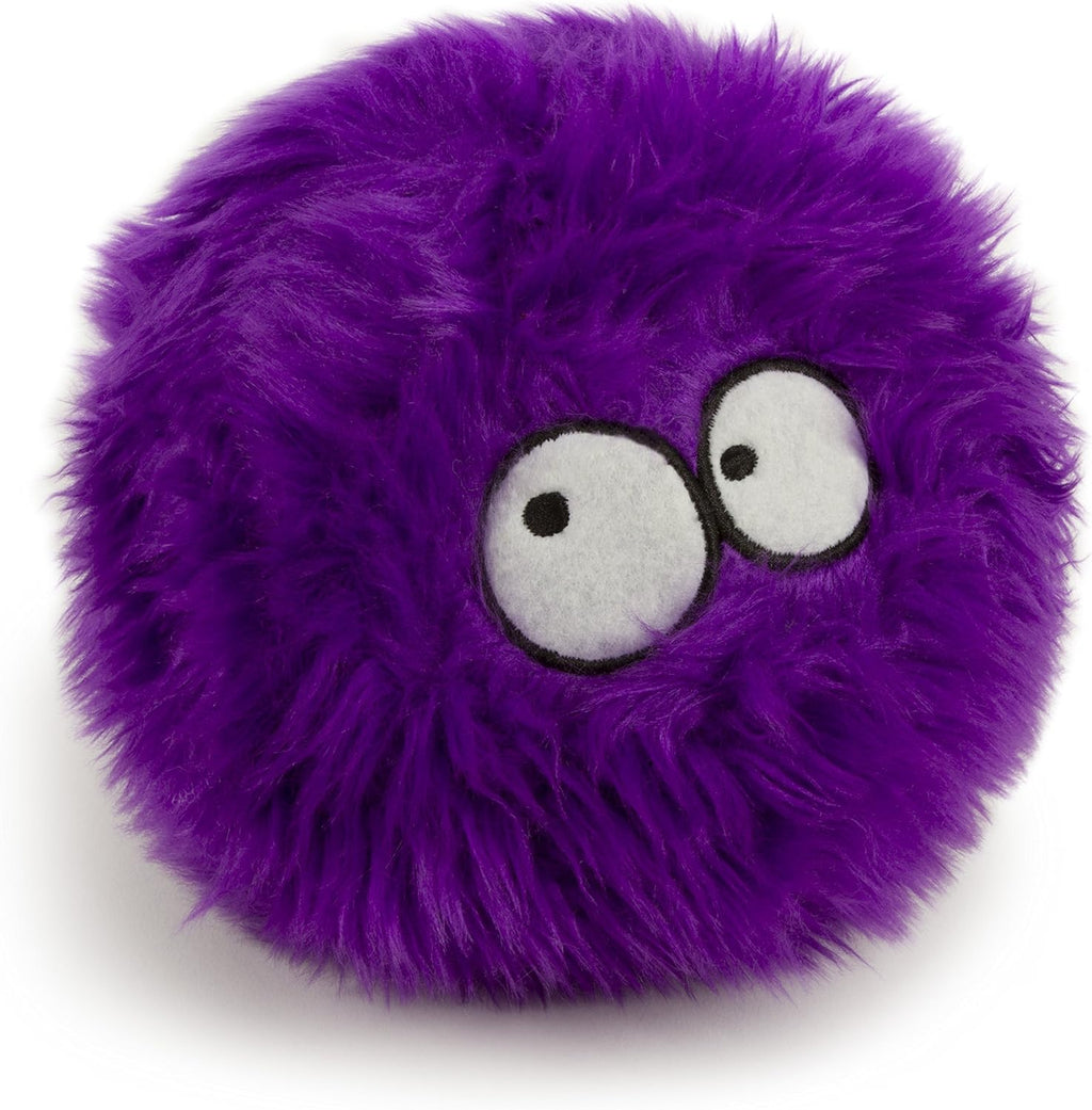 Squeaky Plush Ball Dog Toy,  Technology - Purple, Large