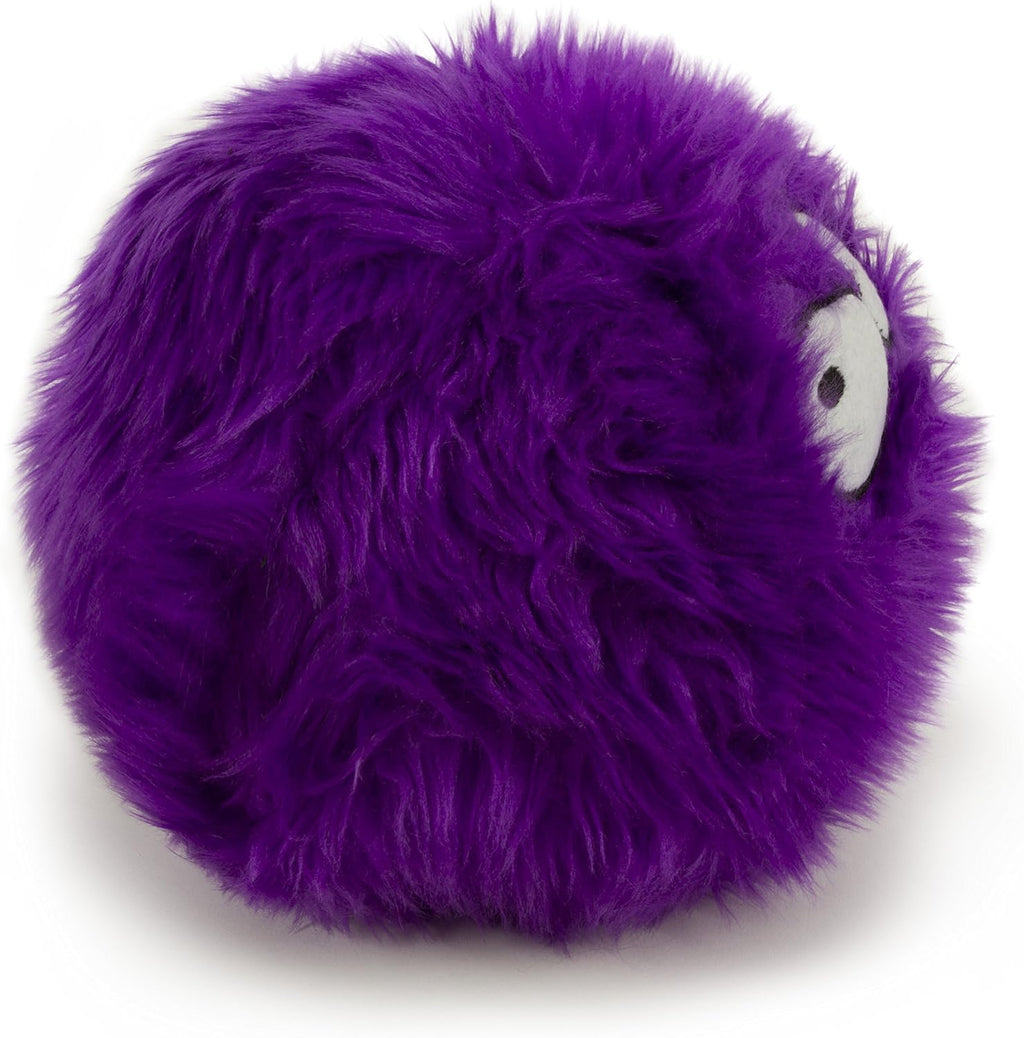 Squeaky Plush Ball Dog Toy,  Technology - Purple, Large